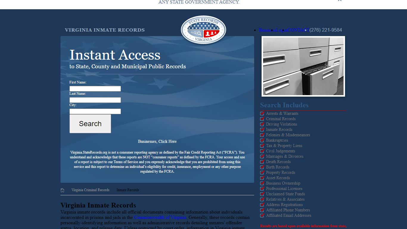 Virginia Inmate Records | StateRecords.org